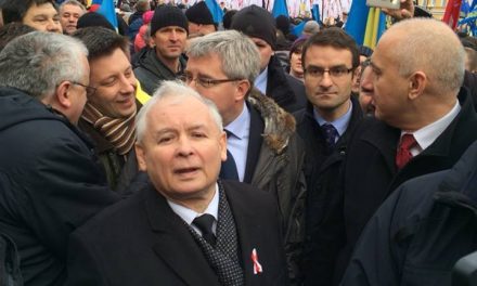 Jarosław Kaczyński na Euromajdanie:  “Niech żyje wolna Ukraina! Niech żyje wolna Polska!”