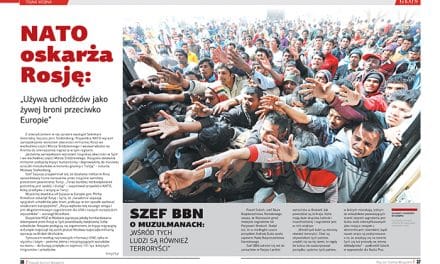 NATO oskarża Rosję: „Używa uchodźców jako żywej broni przeciwko Europie”