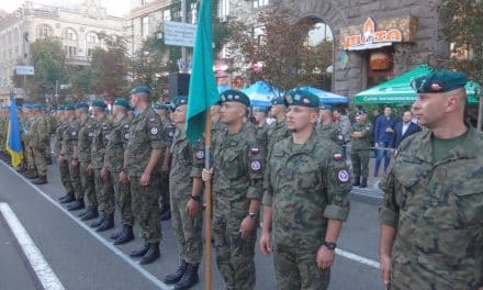 Polscy żołnierze uczestniczyli w defiladzie z okazji Dnia Niezależności Ukrainy