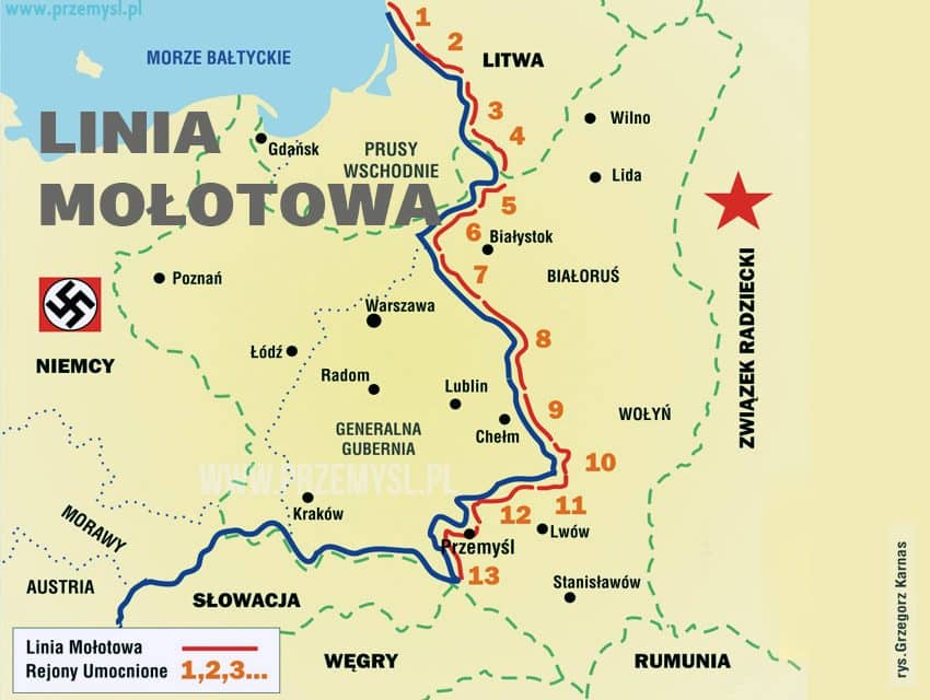 Linia Mołotowa. Inwentaryzacja schronów przemyskich