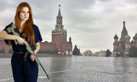 Ukryta wojna. Atrakcyjna Rosjanka i broń