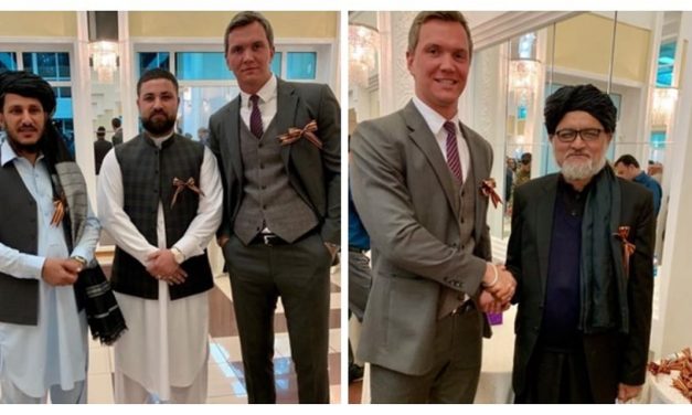 „Russkij mir”. Islamscy terroryści z ruchu Taliban zostali sfotografowani z wstążkami św. Jerzego