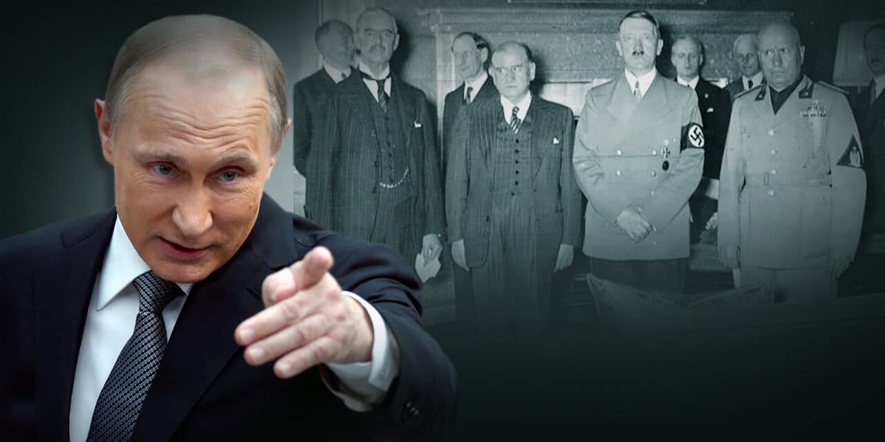 Wojna hybrydowa: Putin znów oskarża Polskę o spiskowanie z Hitlerem