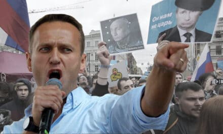 W przekazie medialnym Kremla Nawalny to nowy Emmanuel Goldstein z powieści Orwella  – Łazarz Grajczyński