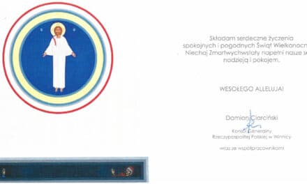 Życzenia wielkanocne Konsulatu Generalnego RP w Winnicy