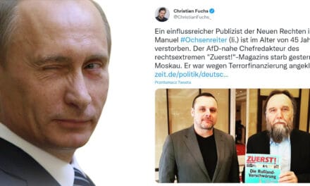 W Moskwie zmarł niemiecki prokremlowski nazista Manuel Ochsenreiter, który polskimi rękoma zorganizował prowokację wymierzoną w stosunki ukraińsko-węgierskie