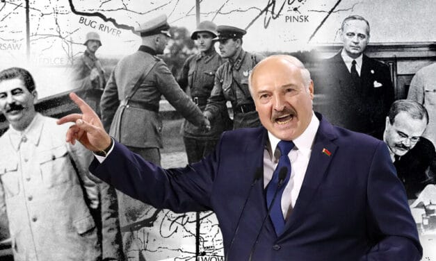 Wilno i Białystok to białoruskie miasta?! Łukaszenka powołuje się na mapę z tajnego protokołu paktu Ribbentrop-Mołotow!
