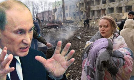 Barbarzyńcy Putina zabijają dzieci i kobiety, niszczą szpitale, szkoły i bloki mieszkalne