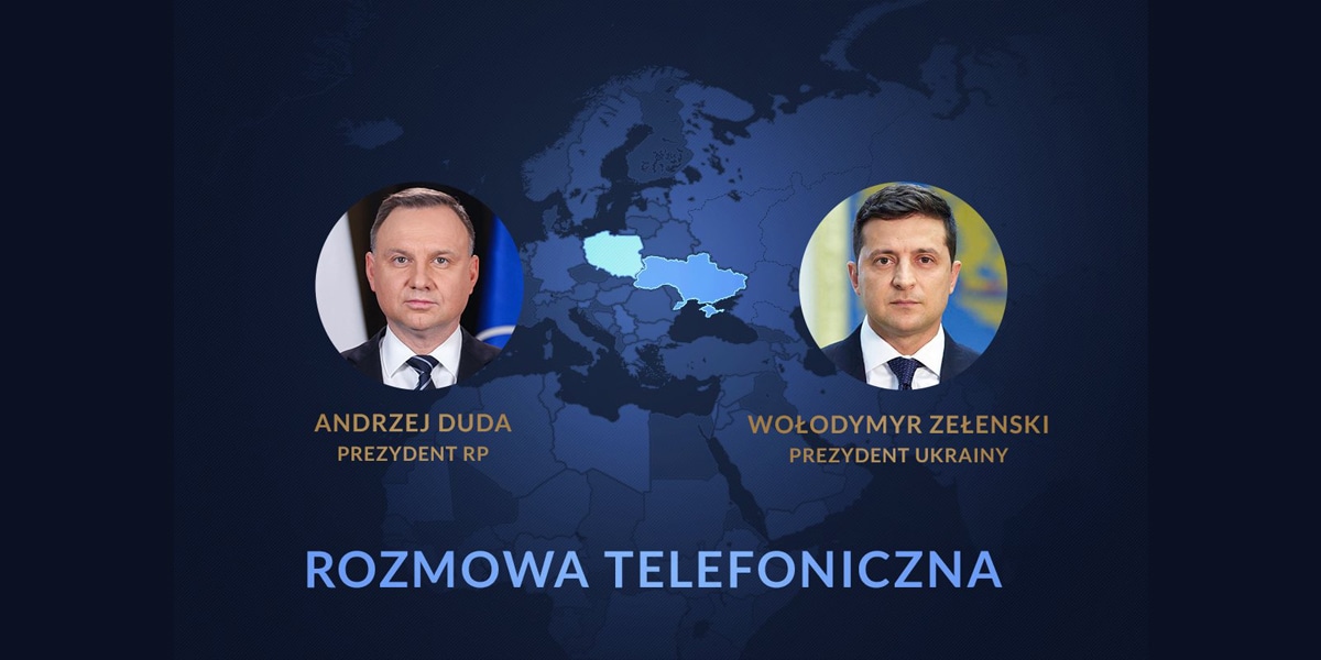 3 maja Prezydent Duda rozmawiał z Prezydentem Zełenskim