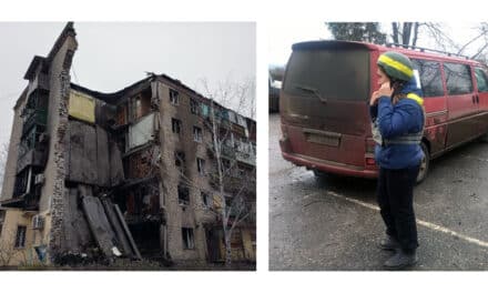 Wolontariuszka z Polski: Na froncie wciąż toczy się życie