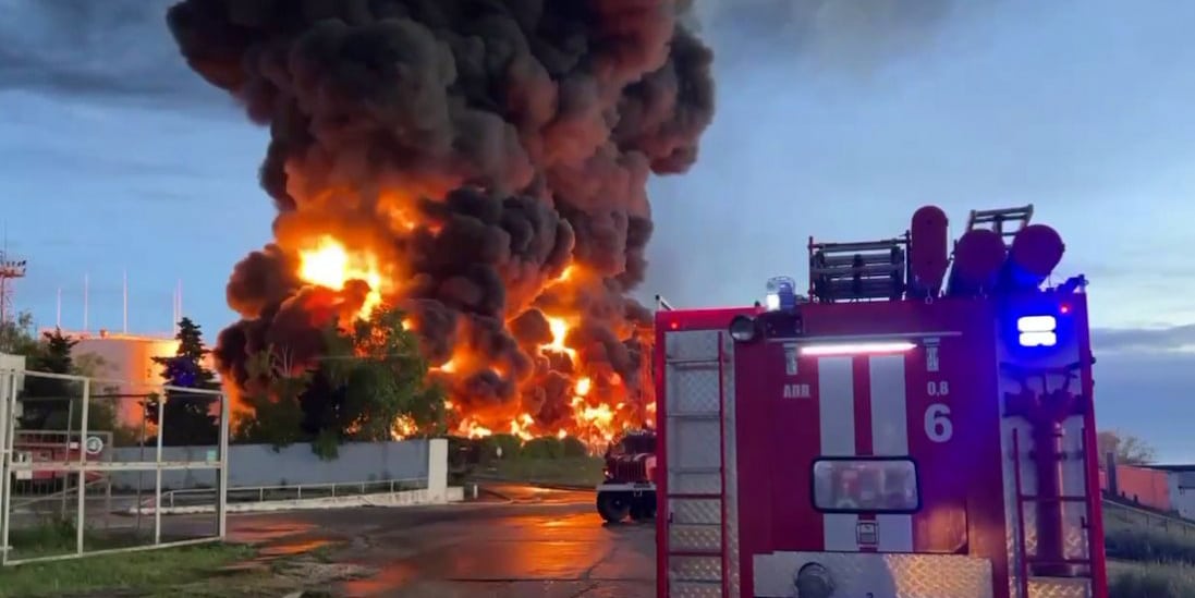 Rosjanie panicznie opuszczają Krym po pożarze w Sewastopolu