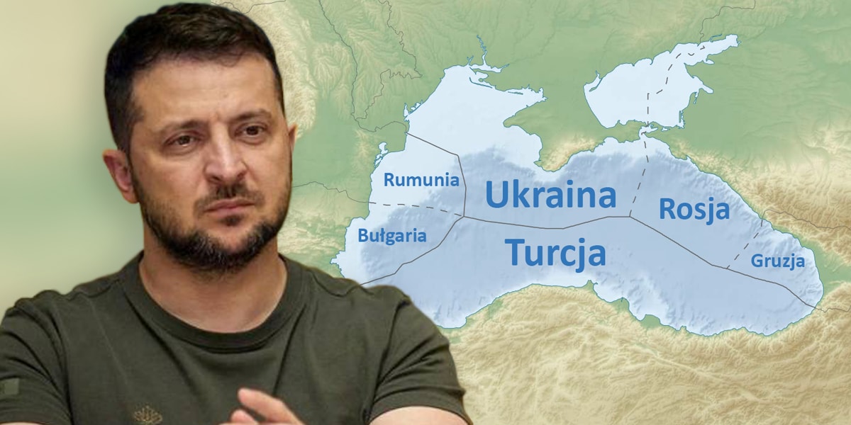 Prezydent Wołodymyr Zełenski: Morze Czarne nie należy do Rosji, należy też do Ukrainy, Turcji, Rumunii, Bułgarii i Gruzji