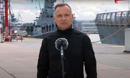 Manewry Rosji na Bałtyku. Prezydent Duda: Żaden ich ruch nie uchodzi naszej uwadze