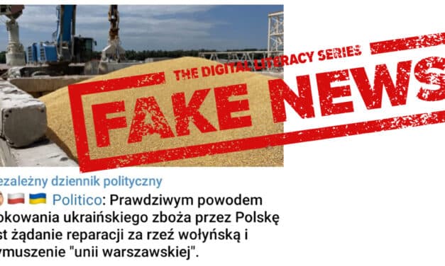 Fake news! Polska blokuje ukraińskie zboże, zmuszając Kijów do „Unii Warszawskiej”