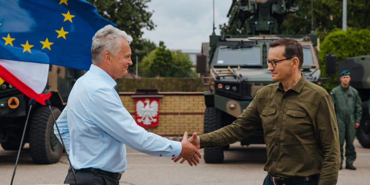 Granice Polski i Litwy to granice wolnego świata powstrzymującego napór despotii ze Wschodu – premier Morawiecki