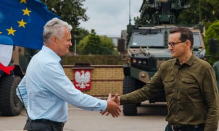 Granice Polski i Litwy to granice wolnego świata powstrzymującego napór despotii ze Wschodu – premier Morawiecki