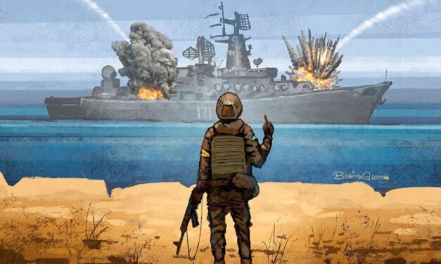 Ukraina kontynuuje bezlitosne niszczenie rosyjskiej Floty Czarnomorskiej. Trafiono dwa okręty desantowe i centrum łączności