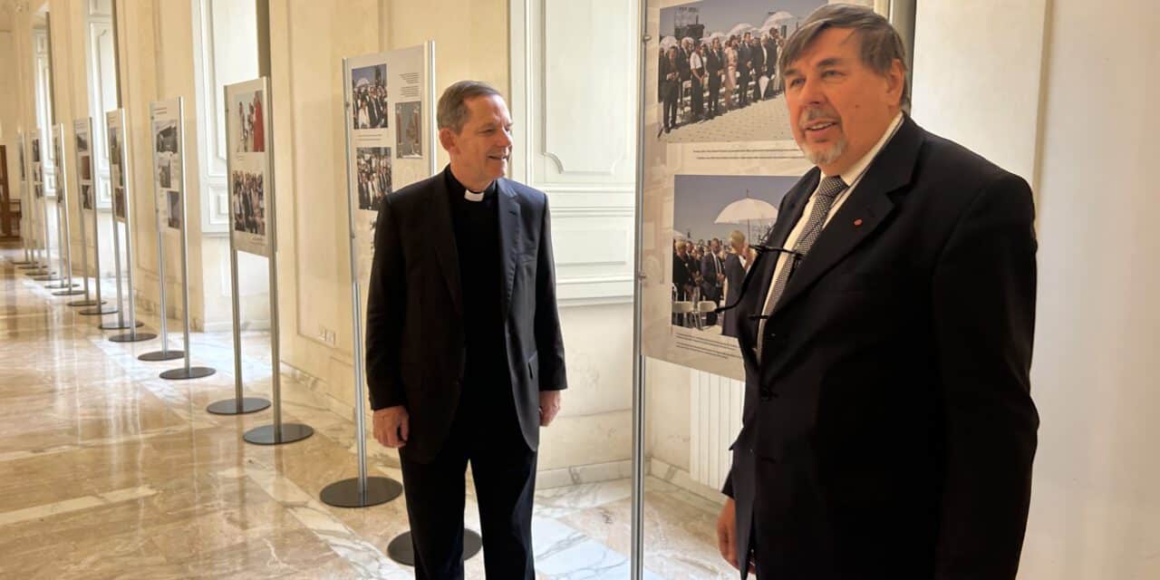 Spotkanie z Grzegorzem Gałązką na rzymskim uniwersytecie