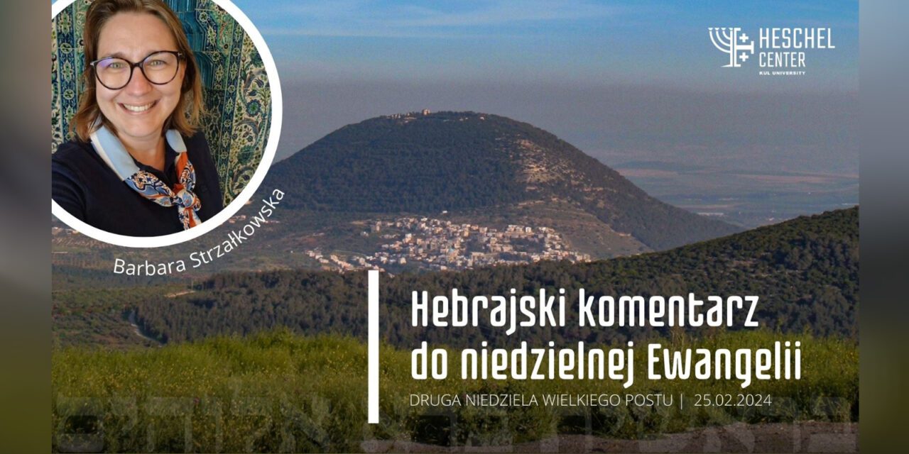 Przemienienie na Górze Tabor Biblią Hebrajską odczytane