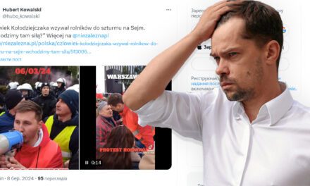 Człowiek Kołodziejczaka wzywał rolników do szturmu na Sejm. „Wchodzimy tam siłą?”