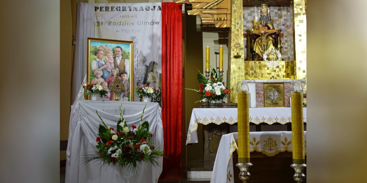 Relikwie Ulmów w parafii, na terenie której był obóz w Treblince