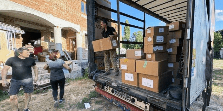 Transport z pomocą Papieża Franciszka dotarł do Charkowa