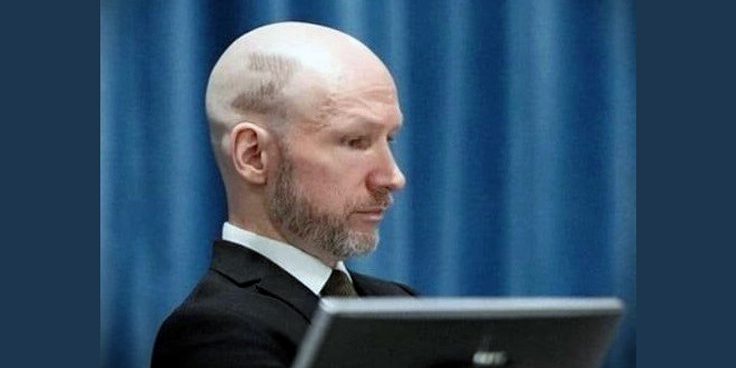 Masowy morderca-neonazista Breivik wyraził poparcie dla raszyzmu