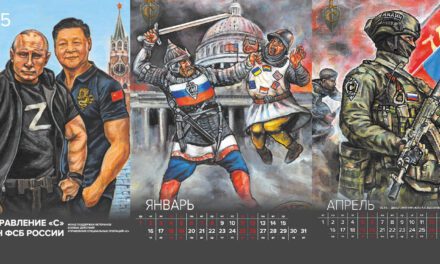 Omówienie propagandowych ilustracji z kalendarza FSB na 2025 rok