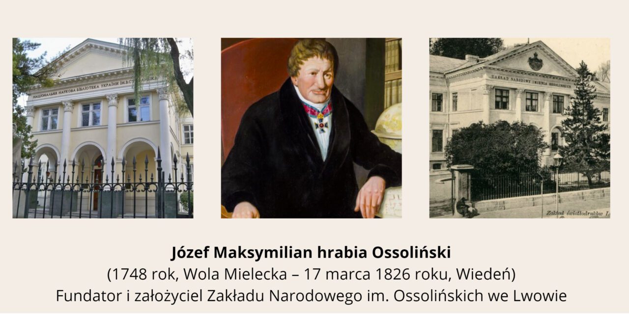 Szuchewycz czy Ossoliński? Przed gmachem byłego Ossolineum mógłby stanąć pomnik jego założyciela – „Słowo Polskie”