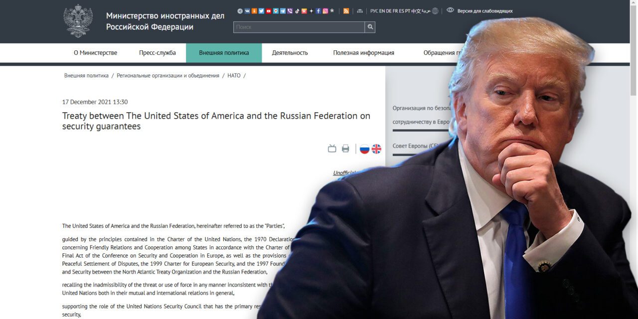 Russian Ministry of Foreign Affairs Reminds Trump of Humiliating Ultimatum to the U.S. How Will the 47th President Respond?