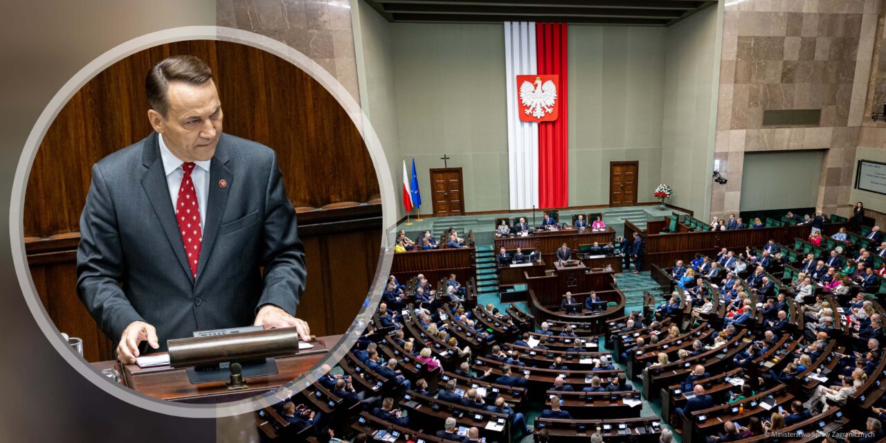 „Stoimy przed zagrożeniem wojny, jakiej doświadczyli nasi dziadkowie” – expose wicepremiera Radosława Sikorskiego