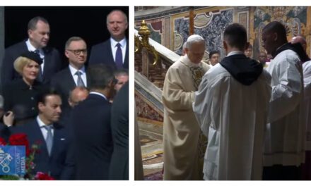 WIDEO para prezydencka: Leon XIV przed grobem św. Piotra