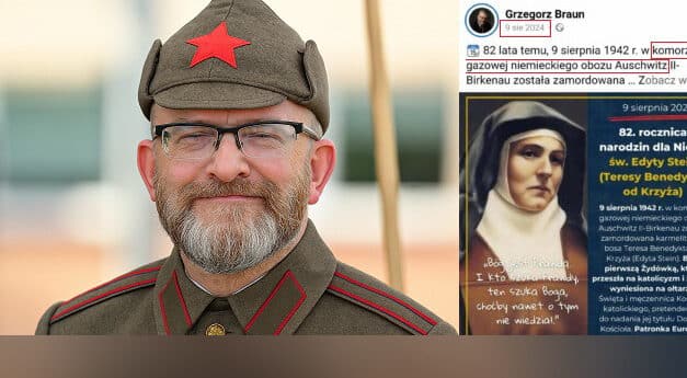 Tomasz Gontarz: Negowanie istnienia niemieckich komór gazowych przez Brauna to celowe działanie antypolskie