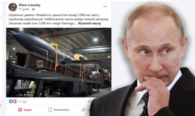 W Ukrainie zaprezentowano dalekosiężny pocisk rakietowy „Flamingo” o zasięgu 3000 km