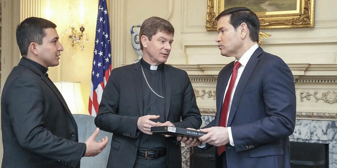 Ordynariusz diecezji kijowsko-żytomierskiej spotkał się z sekretarzem stanu USA Markiem Rubio