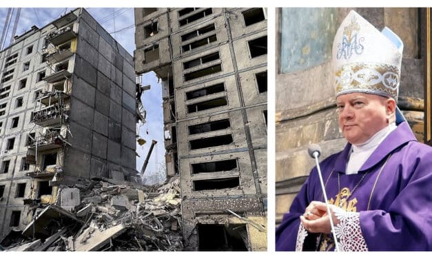 Biskup z Zaporoża ostrzega: Wróg, który dziś niszczy Ukrainę, jutro może uderzyć w Polskę