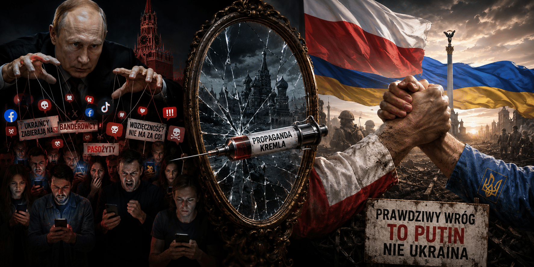 Zwierciadło Kremla, czyli jak daliśmy się zainfikować nienawiścią
