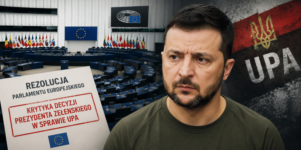 Parlament Europejski krytykuje decyzję Zełenskiego. Spór o „Bohaterów UPA” zaostrza relacje Warszawa–Kijów